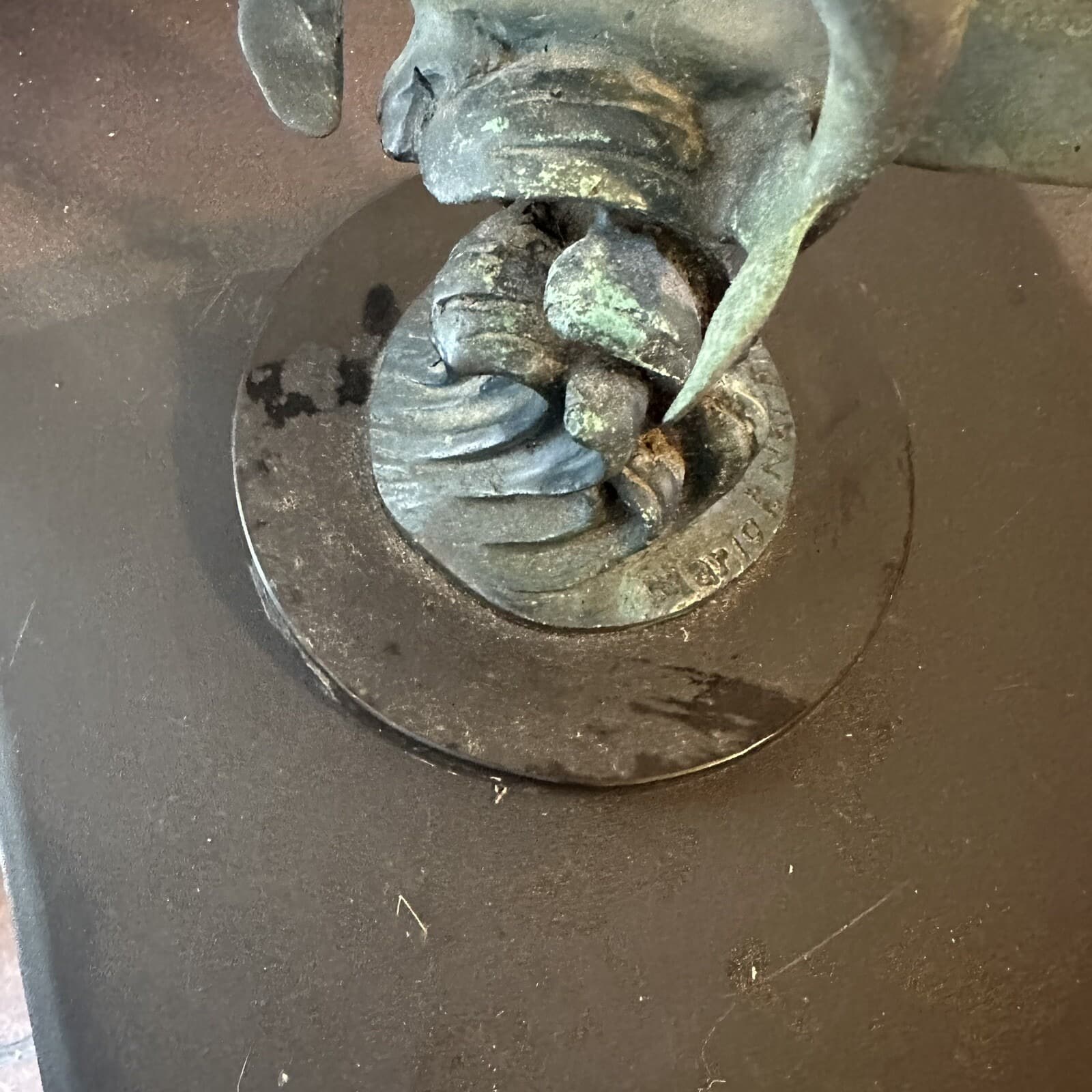 Dolphins By Max Turner Bronze Statue Mario F. Nardini 1992 - Thumbnail 6