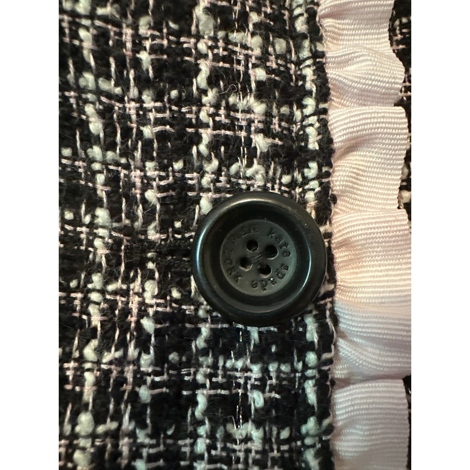 Kate Spade Tweed Coat Sz 18m - Thumbnail 3