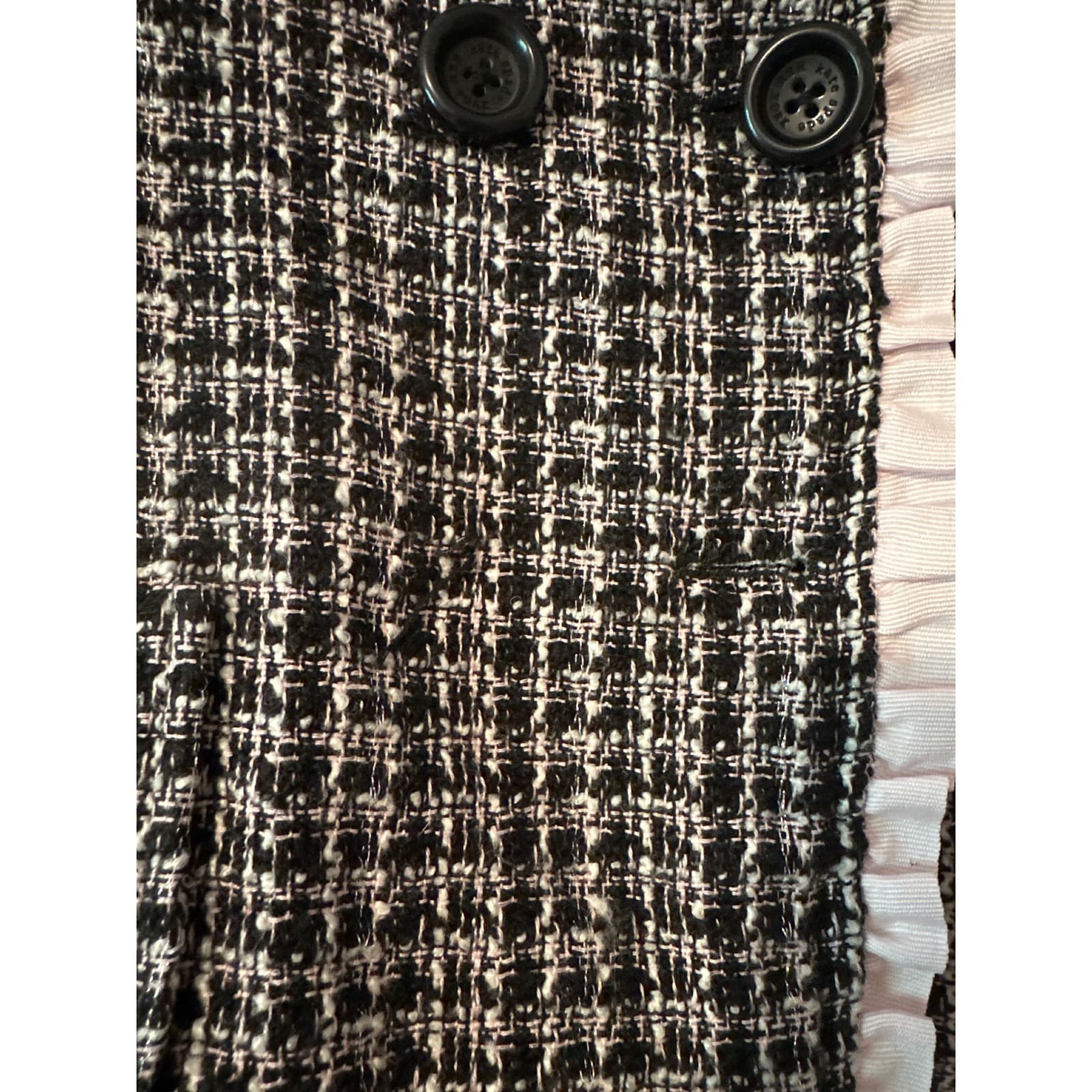 Kate Spade Tweed Coat Sz 18m - Thumbnail 4