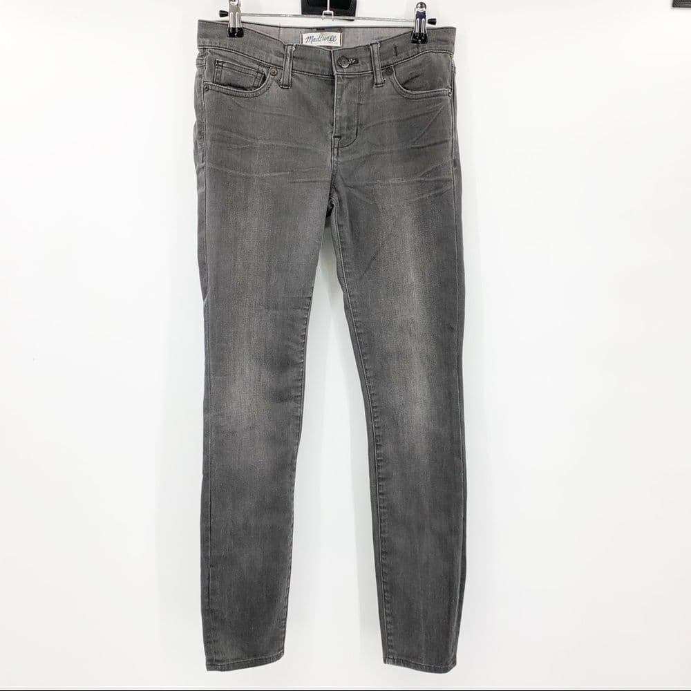 Madewell Skinny Skinny Gray Denim Sz 26