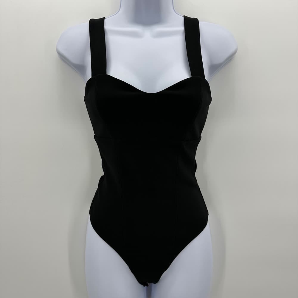 Abercrombie & Fitch Black Bodysuit Sz XS