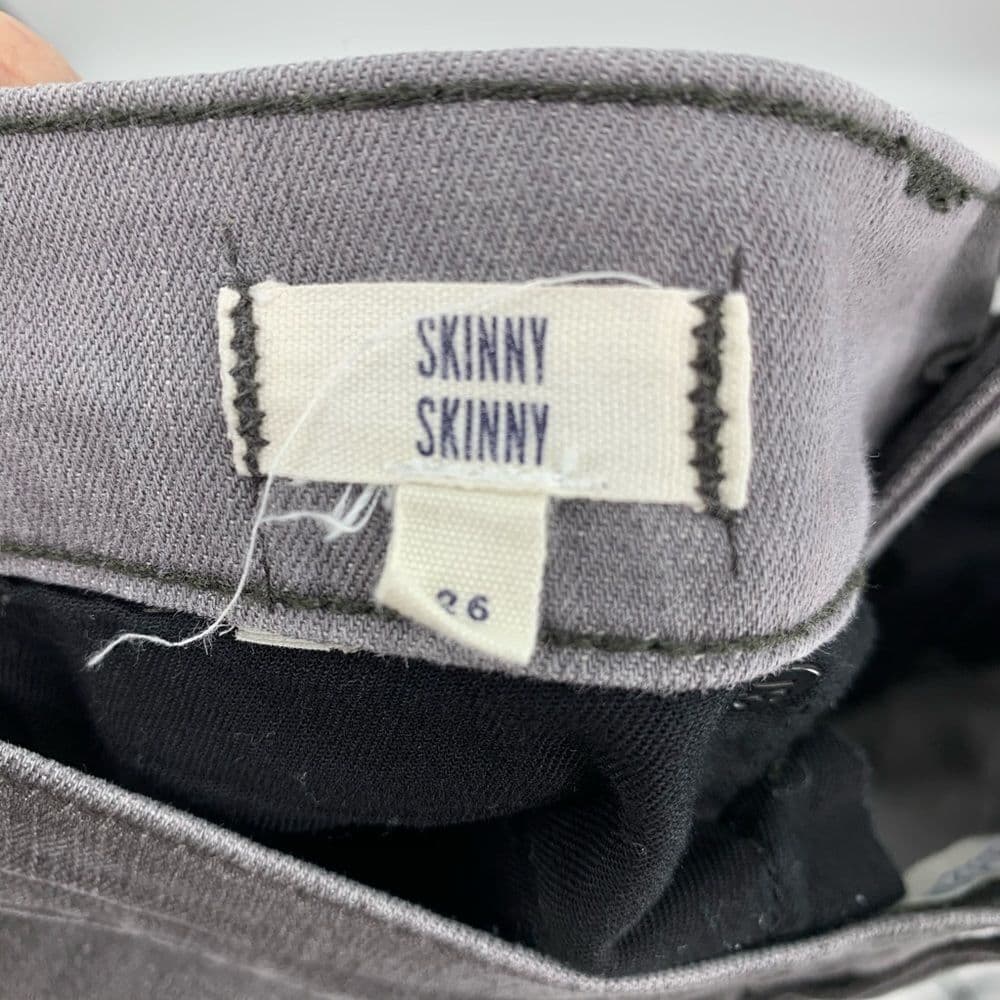 Madewell Skinny Skinny Gray Denim Sz 26‎ - Thumbnail 5