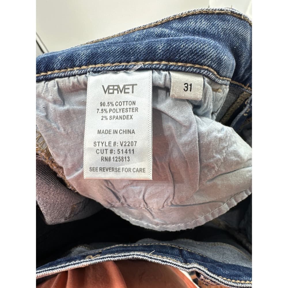 Vervet Distressed Jeans Sz 31 - Thumbnail 5