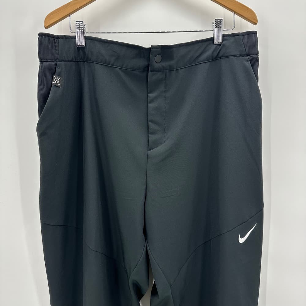Nike Golf‎ Pants Loose Fit Lightweight Black Athletic Zip Pockets Extra Large - Thumbnail 2
