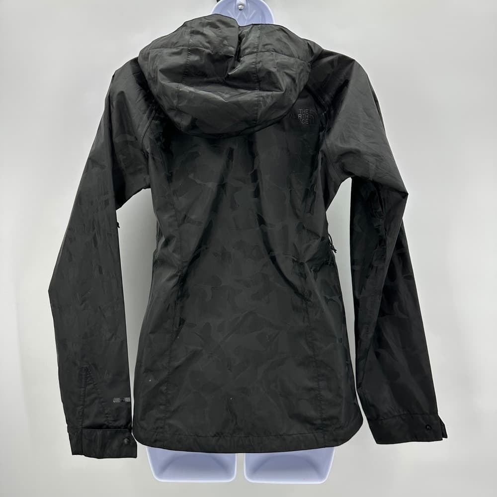 The North Face Black Camo Light Weight‎ Jacket Sz XS - Thumbnail 3
