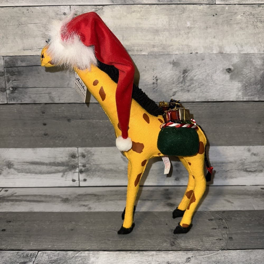ANNALEE 2005 15" CHRISTMAS GIRAFFE WITH GIFTS! 809605 LARGE &‎ COLORFUL! - Thumbnail 2