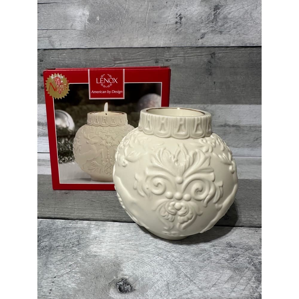 Lenox Ornamental Glow Winter Demask Votive - Thumbnail 4