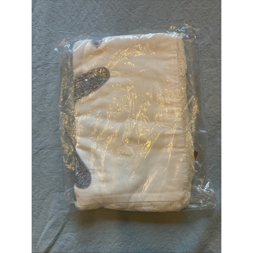 Pottery Barn Double Starfish Embroidered Lumbar Pillow Cover - Thumbnail 9
