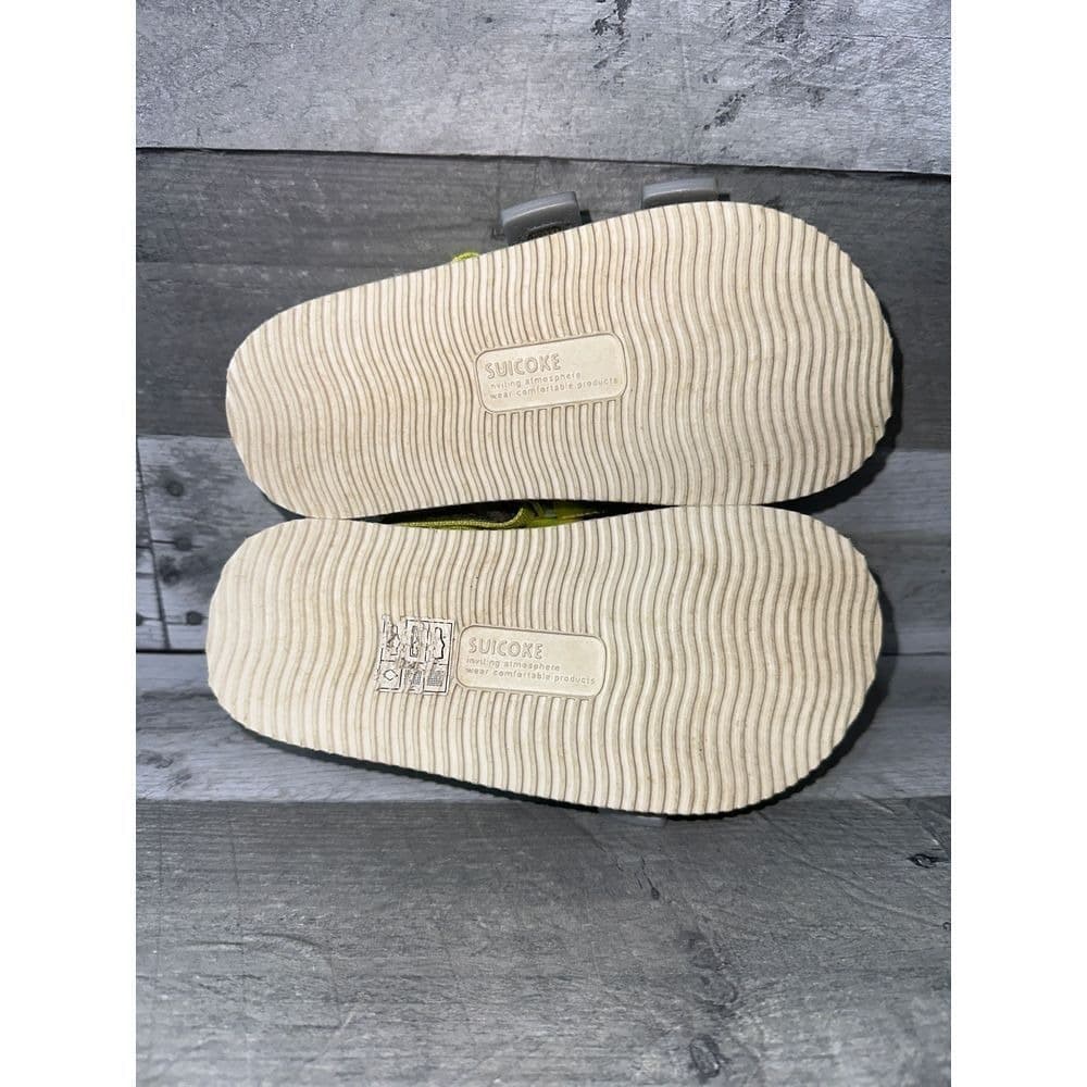 BAPE x Suicoke Neon Camo Sandals Summer Beach Outdoor Sz US 13K - Thumbnail 6