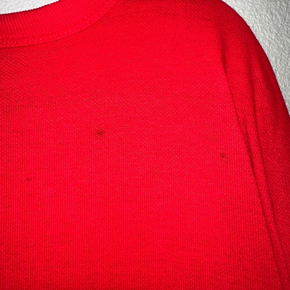 Red Long Sleeve Nightgown Cute Scottie Dog Winter Village Print Sleepshirt Women - Thumbnail 5