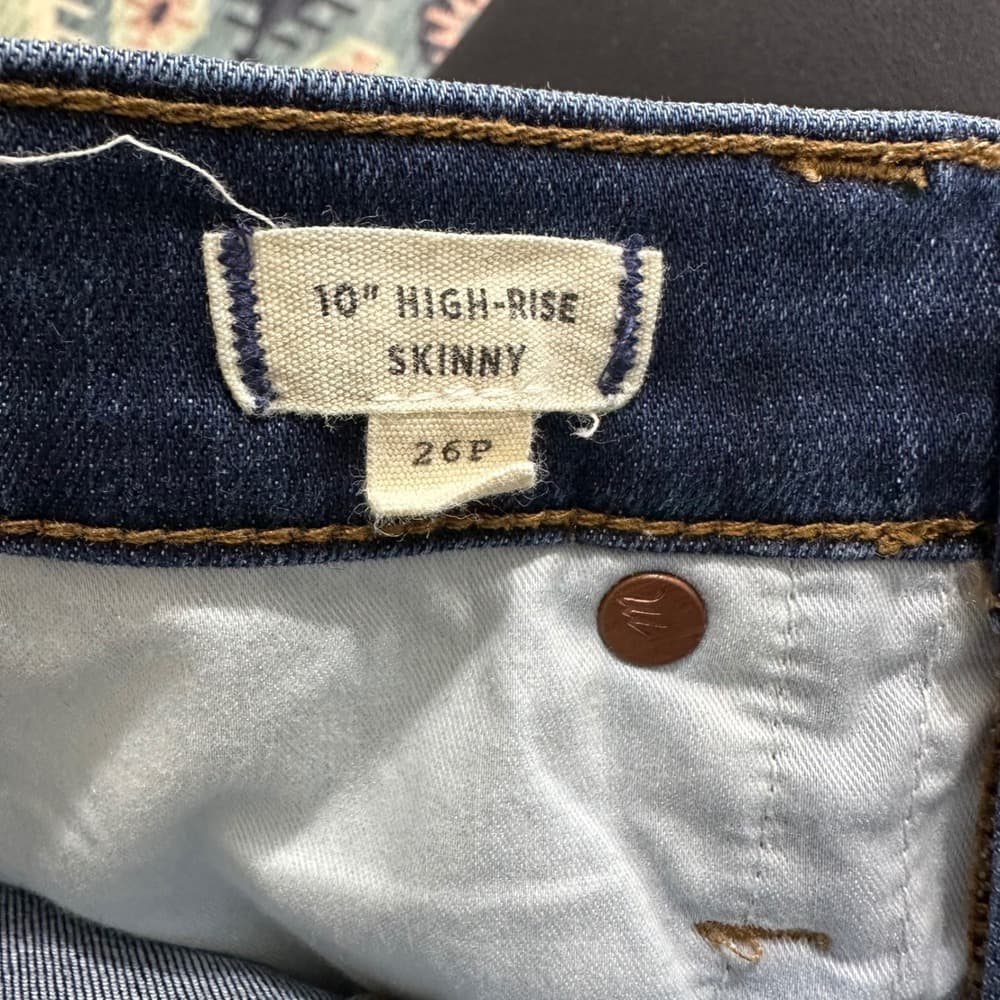 Madewell 10" High-Rise‎ Skinny Jeans 26P - Thumbnail 7