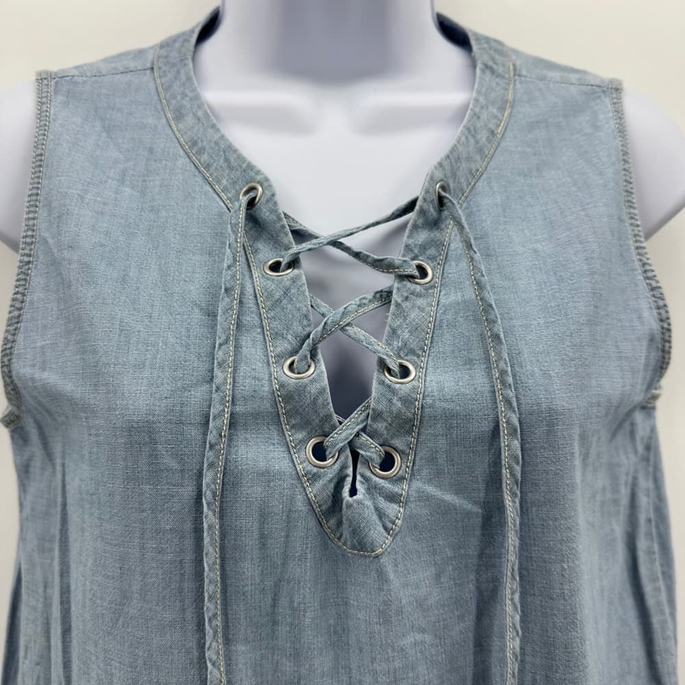 Madewell Chambray Dress‎ Sz XS - Thumbnail 2
