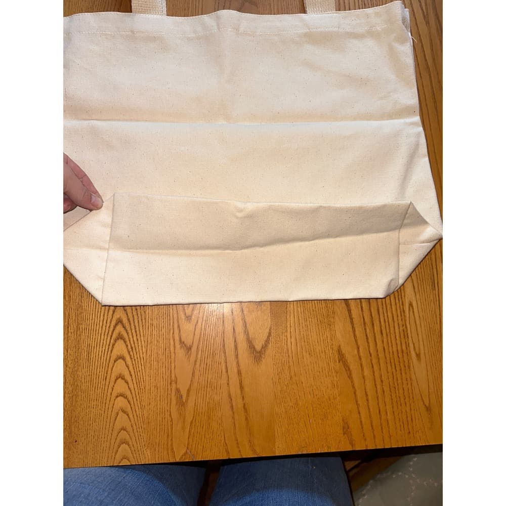 Birkenstock Canvas Tote Bag Cream Graphic Logo Arizona Sandal Reusable Shopper - Thumbnail 4