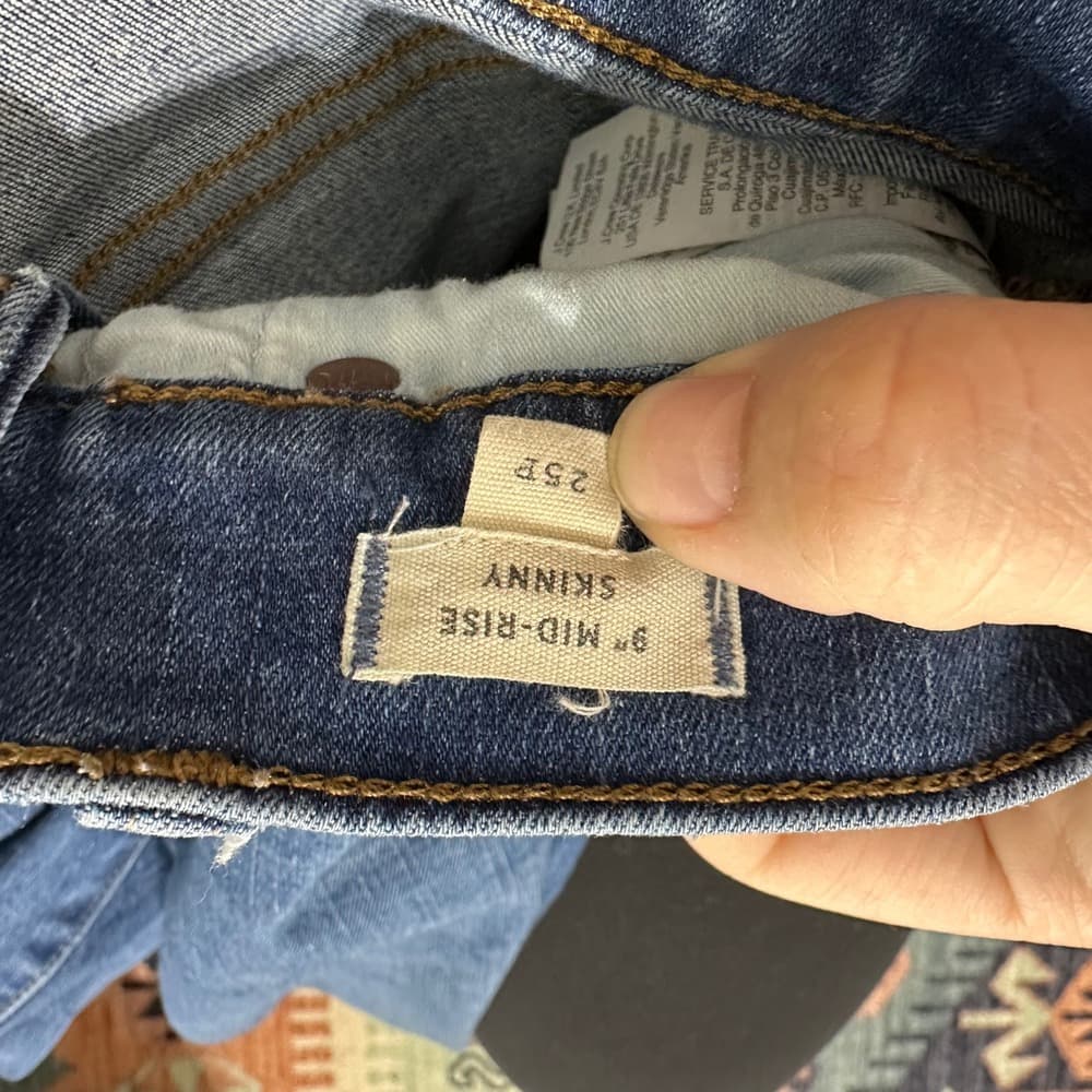 Madewell 9" Mid-Rise Skinny Jeans Sz‎ 25P - Thumbnail 6