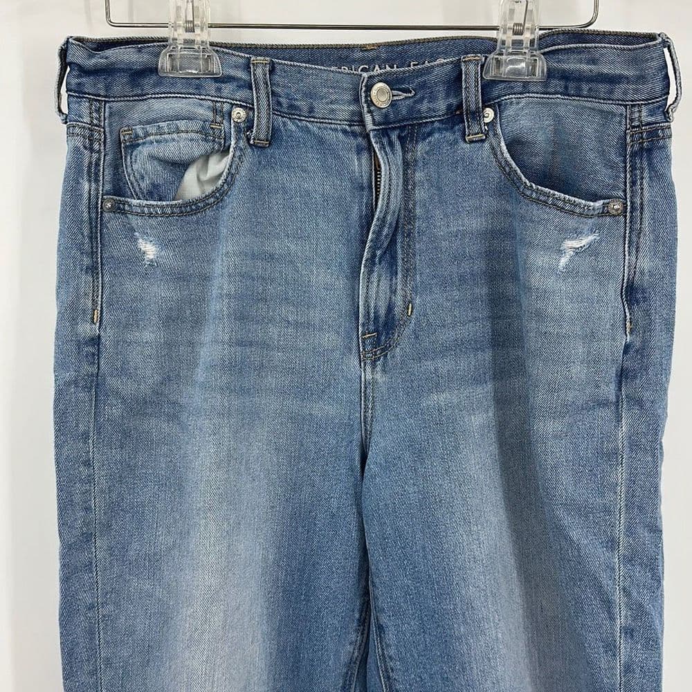 American Eagle Mom Jean Sz 10‎ Reg Distressed - Thumbnail 6