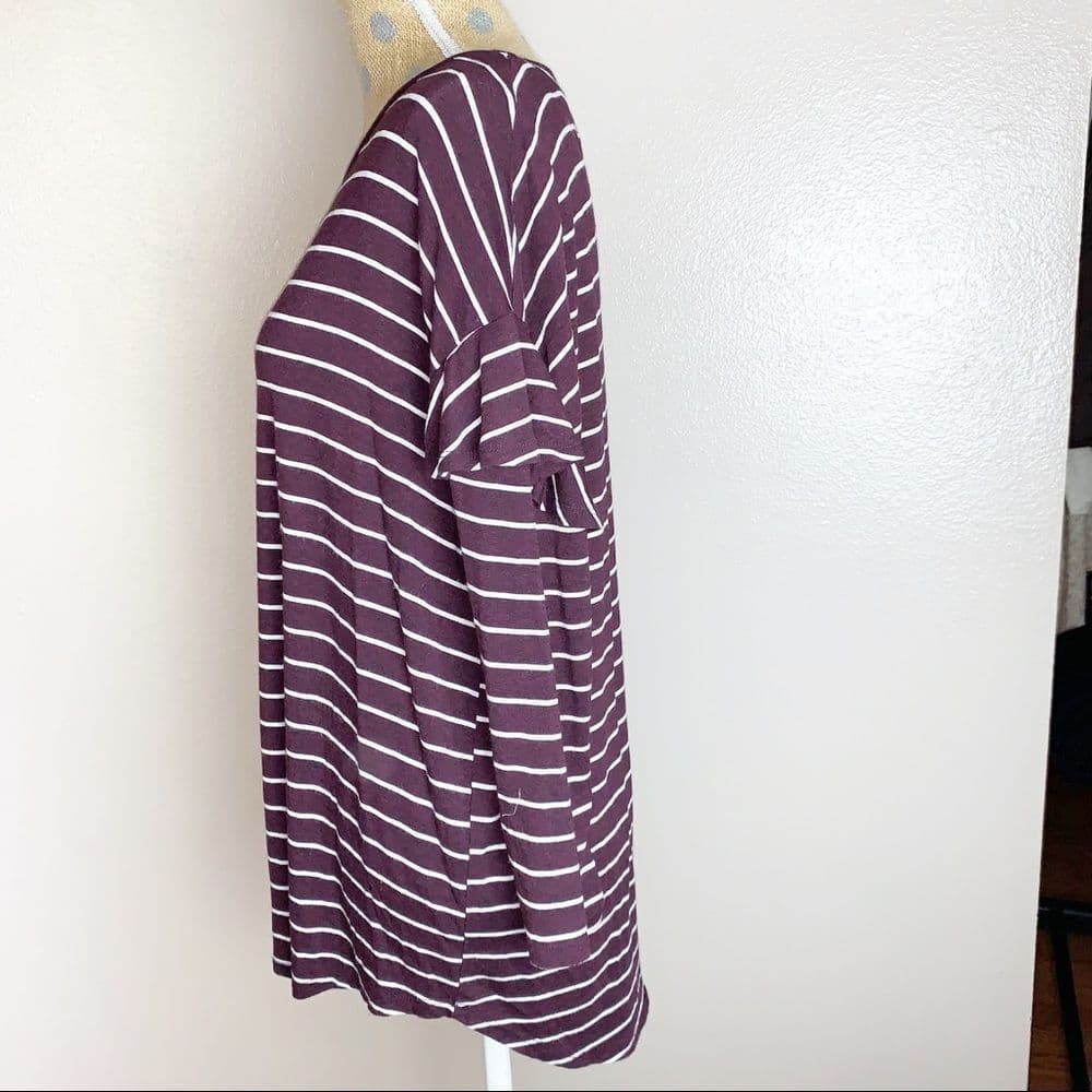 Dolan Left Coast Collection Ruffled Sleeve Tee‎ XL - Thumbnail 4
