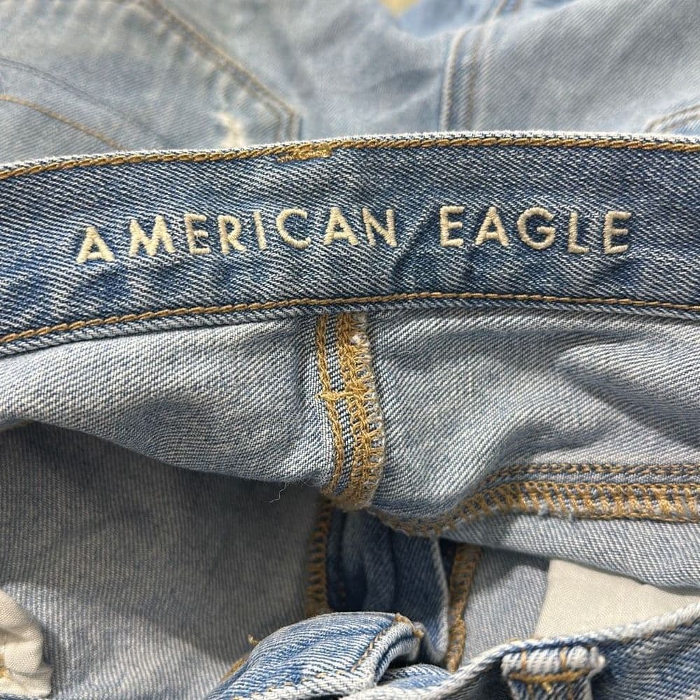 American Eagle Mom Jean Sz 10‎ Reg Distressed - Thumbnail 8