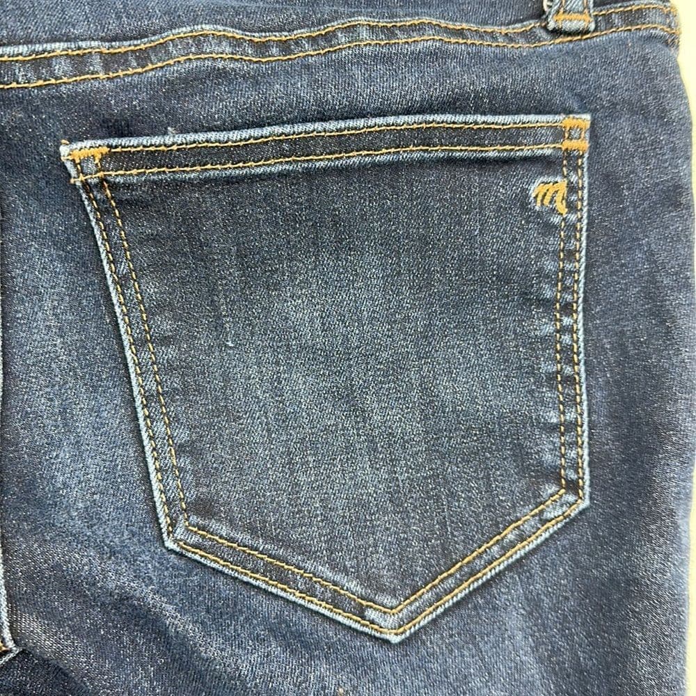 Madewell Side Panel Skinny Jeans in‎ Size 26 Adjustable Tencel Denim - Thumbnail 6