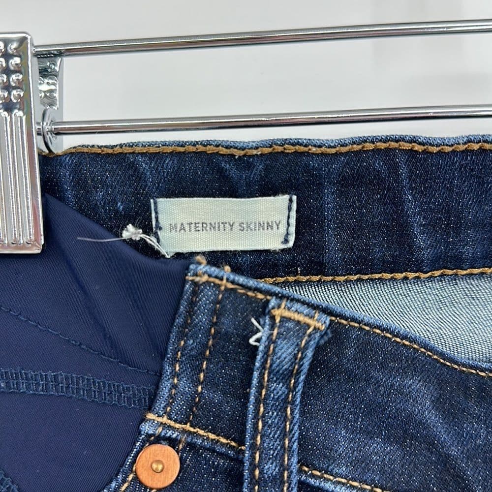 Madewell Side Panel Skinny Jeans in‎ Size 26 Adjustable Tencel Denim - Thumbnail 3
