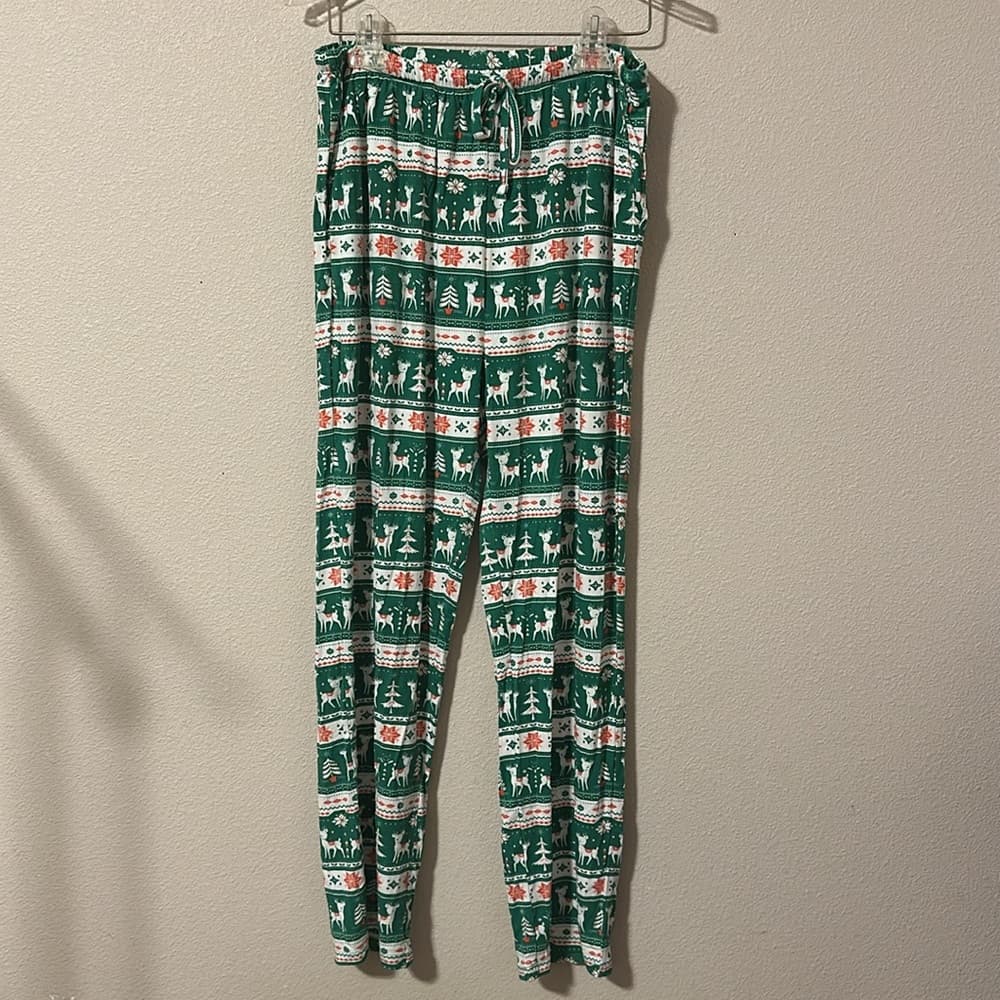 Angel Dear Deer Fair‎ Isle 2pc PJ Set Sz Adult Small NWT - Thumbnail 9