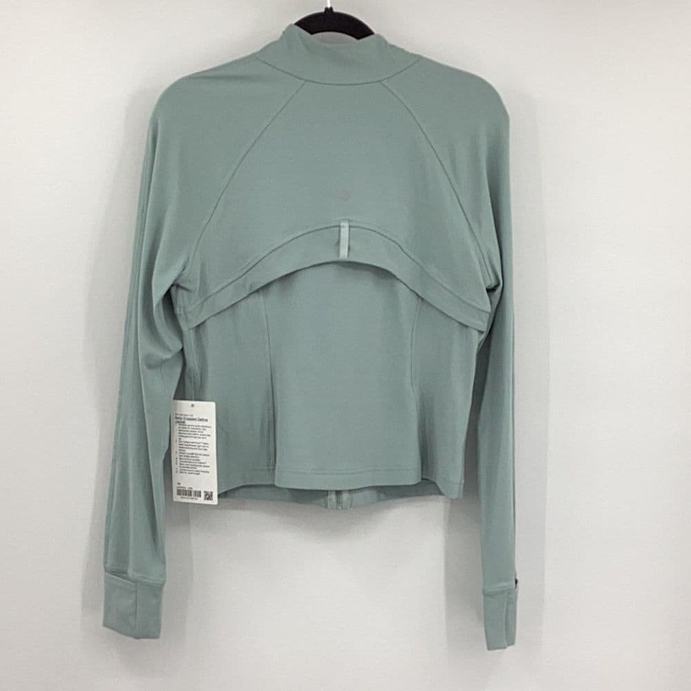 Lululemon Nulu Cropped Define Jacket in Silver Blue Sz 14 NWT‎ - Thumbnail 6