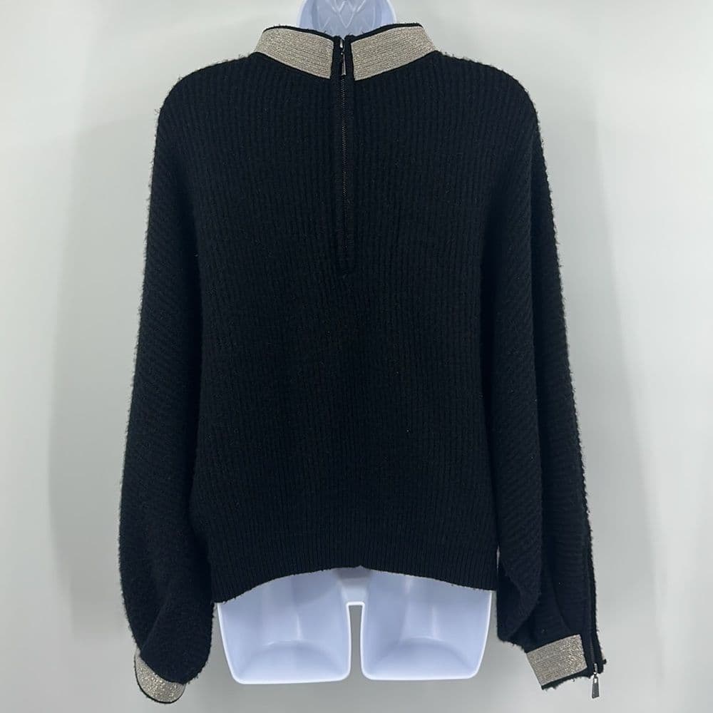 Max & Moi Wool Cashmere‎ Blend Dolman Sleeve Sweater Sz M - Thumbnail 2