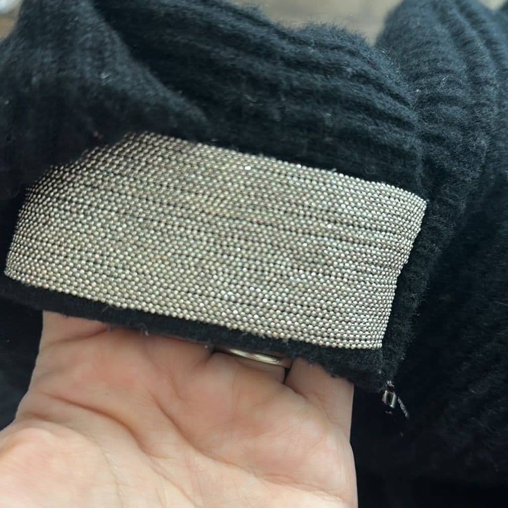 Max & Moi Wool Cashmere‎ Blend Dolman Sleeve Sweater Sz M - Thumbnail 7