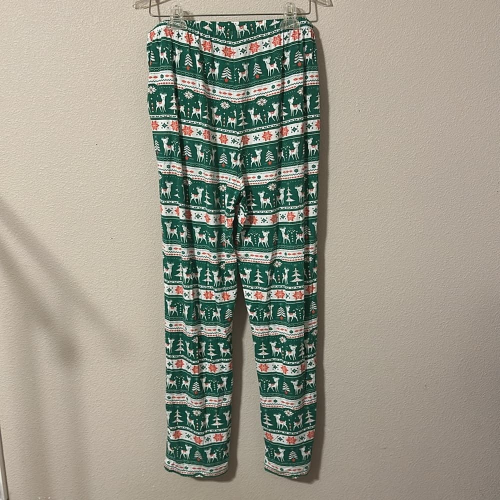 Angel Dear Deer Fair‎ Isle 2pc PJ Set Sz Adult Small NWT - Thumbnail 10