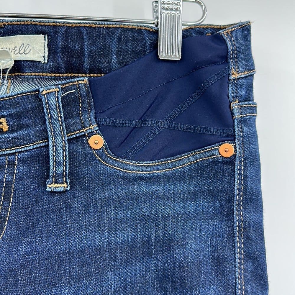 Madewell Side Panel Skinny Jeans in‎ Size 26 Adjustable Tencel Denim - Thumbnail 4