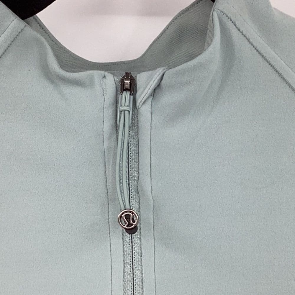 Lululemon Nulu Cropped Define Jacket in Silver Blue Sz 14 NWT‎ - Thumbnail 5
