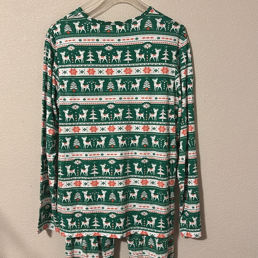 Angel Dear Deer Fair‎ Isle 2pc PJ Set Sz Adult Small NWT - Thumbnail 4