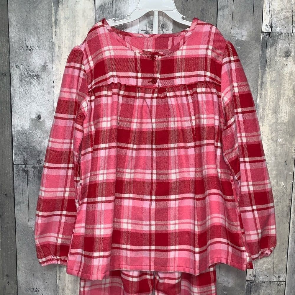 Lands End Kids‎ Girls Pajama Set Medium 10-12 - Thumbnail 2