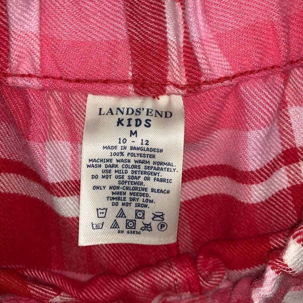 Lands End Kids‎ Girls Pajama Set Medium 10-12 - Thumbnail 4