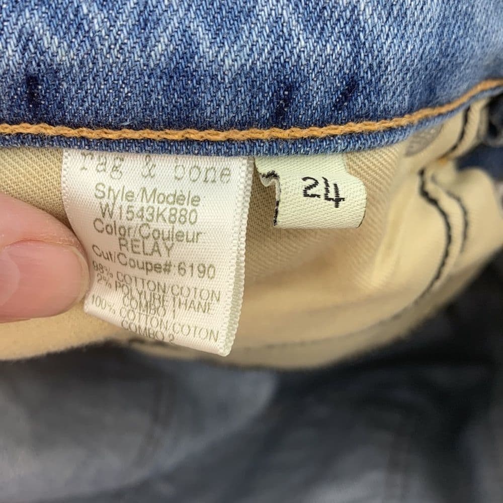 Rag & Bone Skinny Jeans Sz 24 - Thumbnail 7