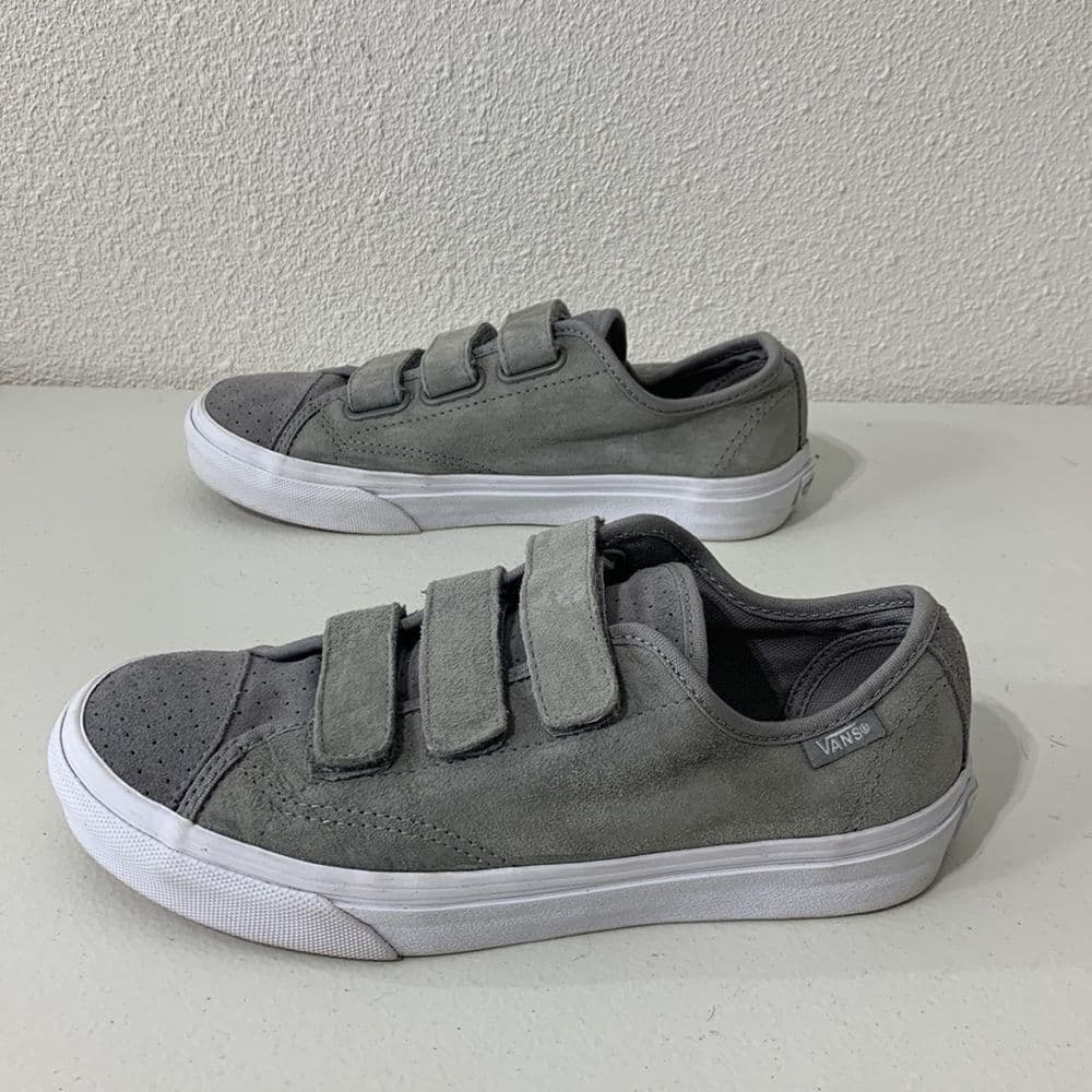 Vans‎ Gray 3 Strap Sneakers Sz 6.5 - Thumbnail 5