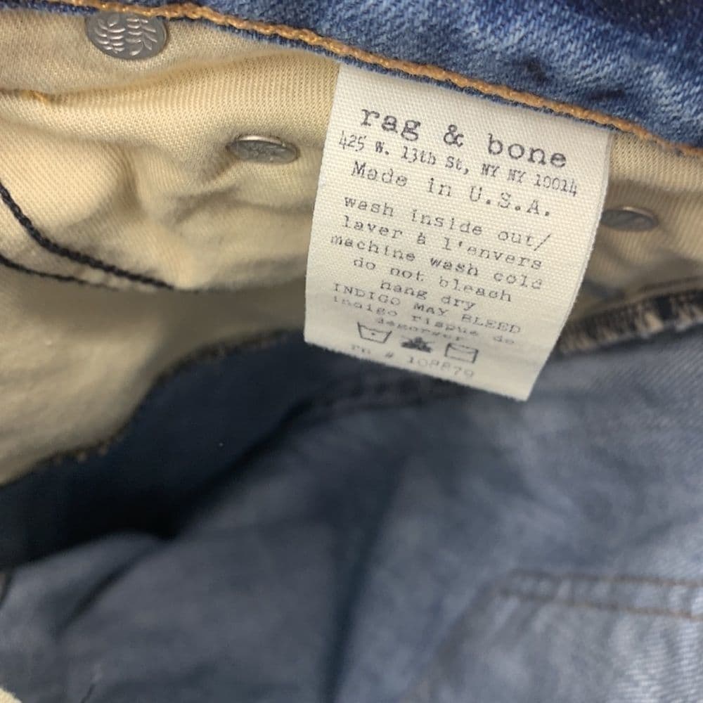 Rag & Bone Skinny Jeans Sz 24 - Thumbnail 8