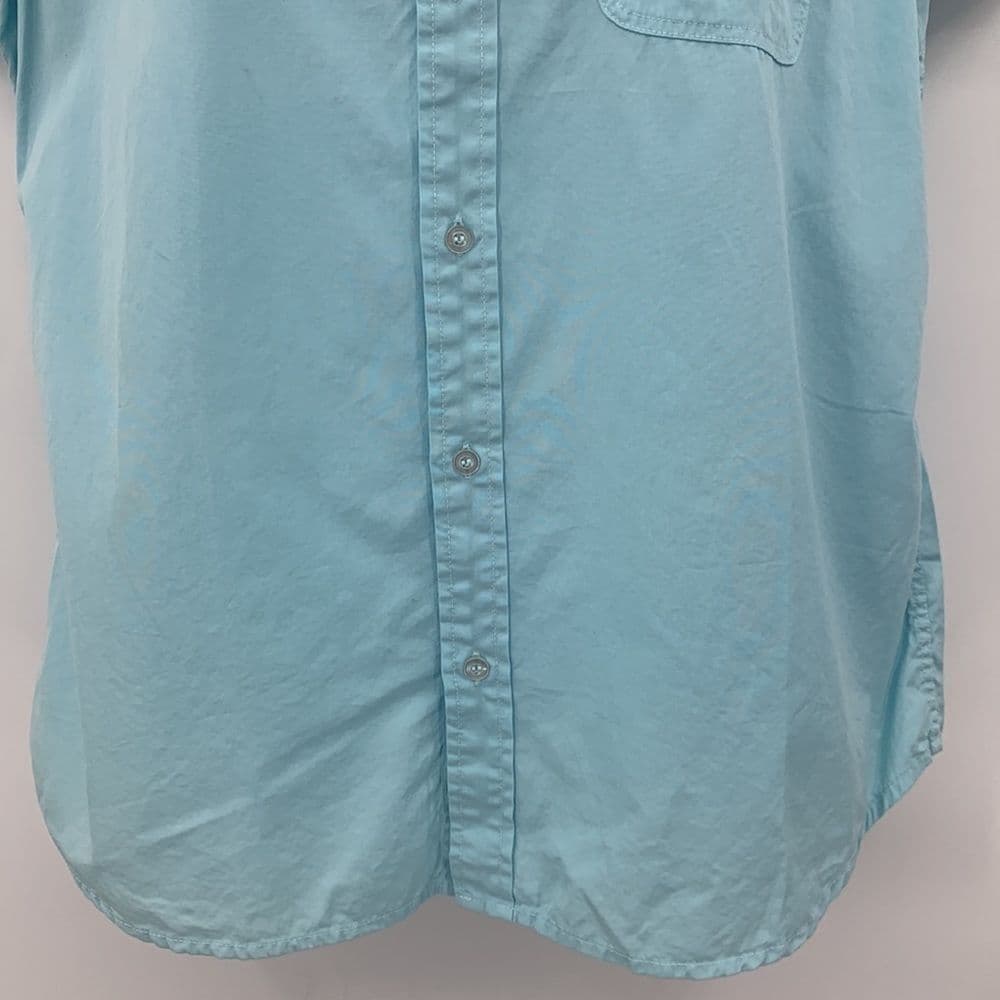 Save‎ Khaki United Poplin Short Sleeve Work Shirt Sz L NWT - Thumbnail 3
