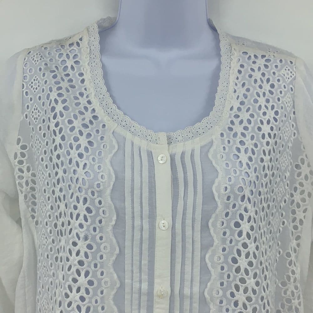 Sundance Button Up Top Sz M‎ - Thumbnail 2
