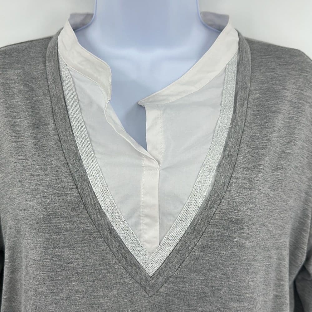 Hubert Gasser Sweater.‎ Blouse Sz M Made in Italy - Thumbnail 2