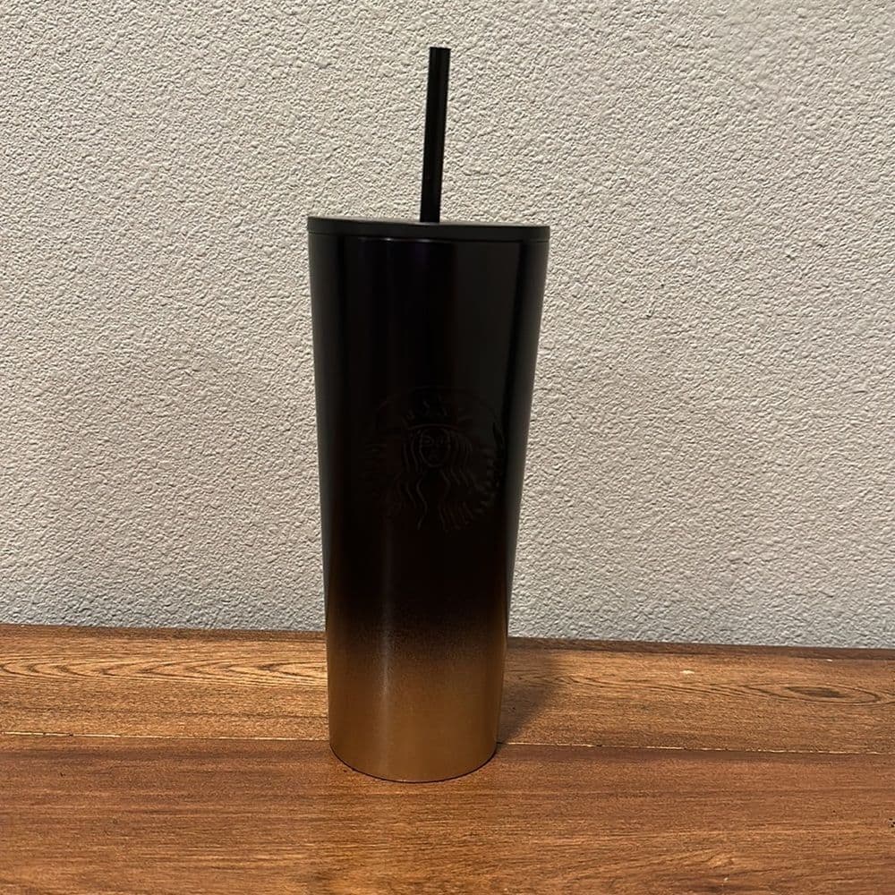 Starbucks Walt Disney World 50th Anniversary Black & Gold‎ Tumbler New in Box - Thumbnail 3