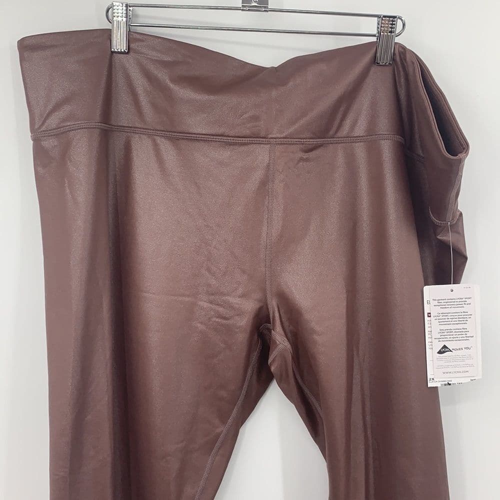 Athleta‎ Elation Shimmer Tights Cinnamon 2X - Thumbnail 2