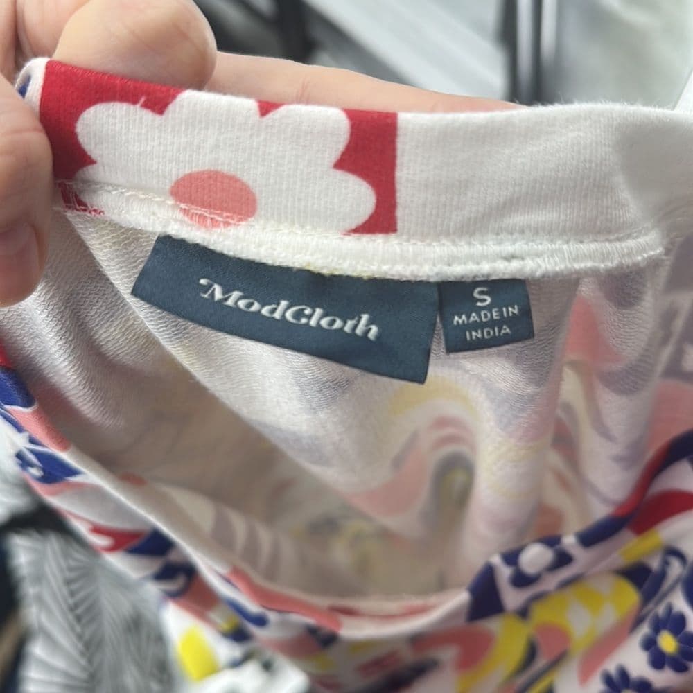 ModCloth Motif Appreciation Sweatshirt‎ French Terry Sz S - Thumbnail 6