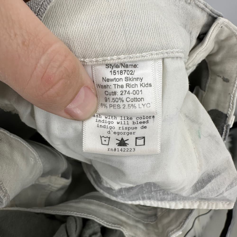 McGuire‎ Newton Skinny Gray Jeans Size 28 - Thumbnail 6