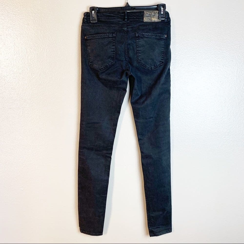 Zara Black Skinny‎ Pants Size 6 - Thumbnail 3