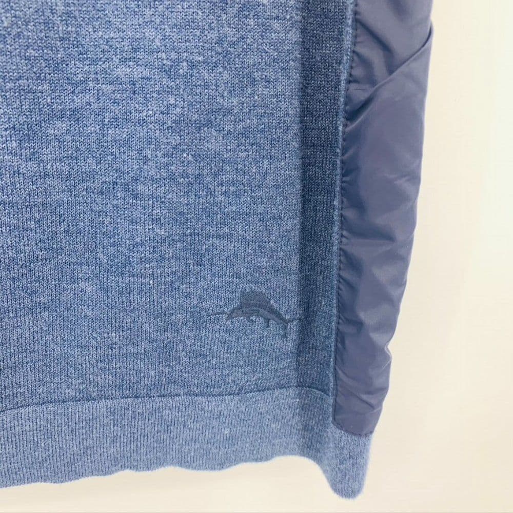 Tommy Bahama Mens 1/4 Zip‎ Vest Sz M - Thumbnail 3