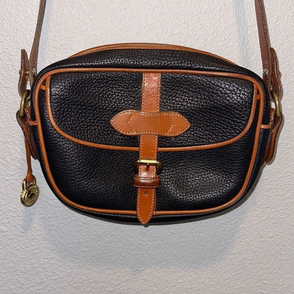 Dooney & Bourke Vintage‎ Crossbody Navy Bag - Thumbnail 4