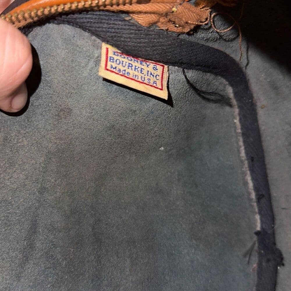 Dooney & Bourke Vintage‎ Crossbody Navy Bag - Thumbnail 9