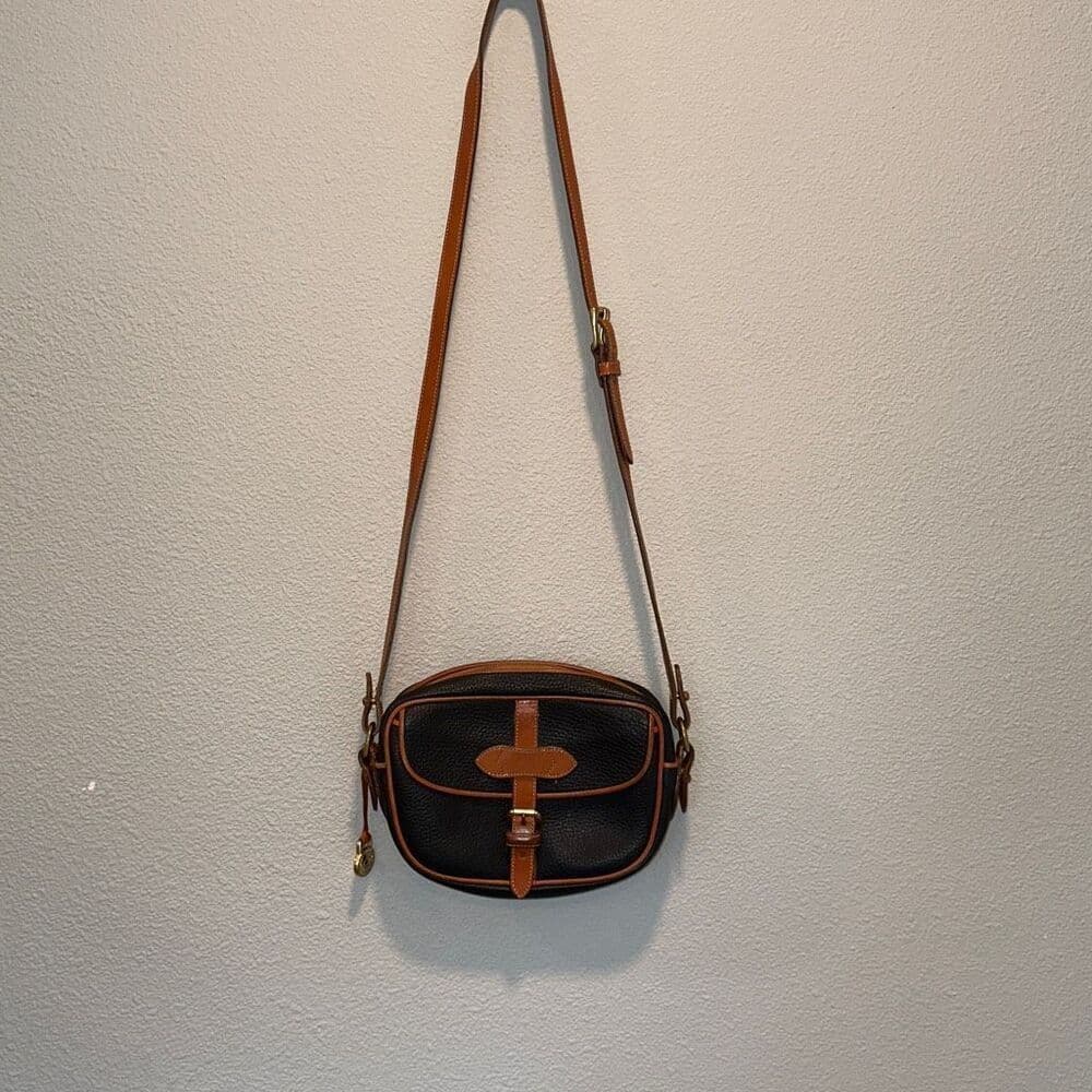 Dooney & Bourke Vintage‎ Crossbody Navy Bag - Thumbnail 3