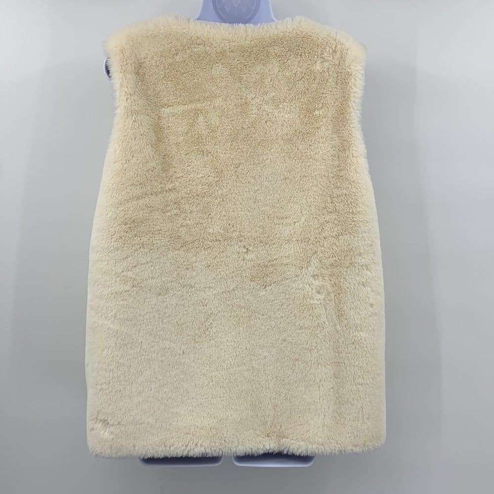Matilda Jane Snow Way Faux Fur Vest Reversible Sz‎ L - Thumbnail 3
