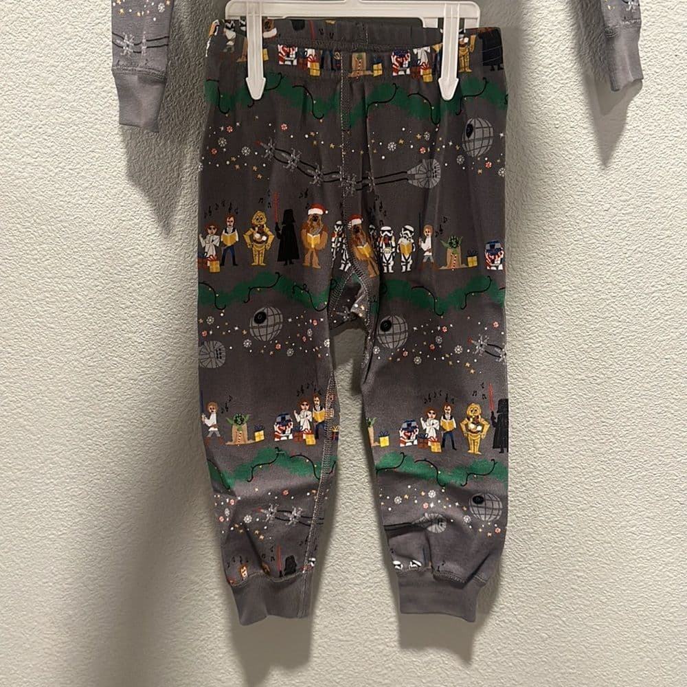 Hanna Andersson Star Wars Holiday NWT 2pc‎ PJsSz 85cm 2T - Thumbnail 3